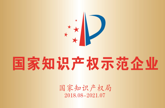 獲得“國家知識產權示范企業”。